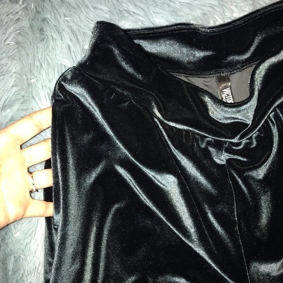 𝅺Nwt Xs Victoria's Secret Bodysuit & Pants Velvet Ensemble - Picture 6 of 8